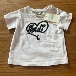Fendi 3M tee-shirt, NEVER WORN, NWT!! Bianco and black